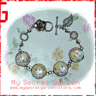 Lady Georgie レディジョージィ anime Cabochon Bracelet  Lady Georgie レディジョージィ anime Cabochon Bracelet